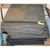 Image 1 : LOT OF NEW CARPET TILES, ASSORTED SIZES AND