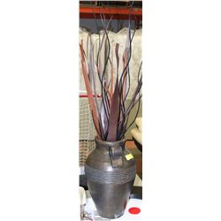 CERAMIC PLANTER WITH ARTIFICIAL FOLIAGE