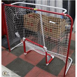 HOCKEY NET SOLD WITH MINI HOCKEY NET