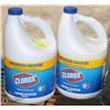 Image 1 : LOT OF 2 - 3.57 LITRES JUGS OF CLOROX BLEACH.