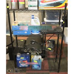 4' METAL SHELF. FURNITURE