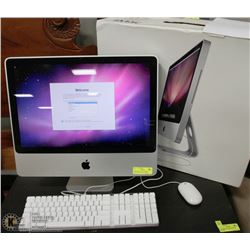 APPLE IMAC 20" WIDESCREEN COMPUTER, INTEL 2.0 CORE