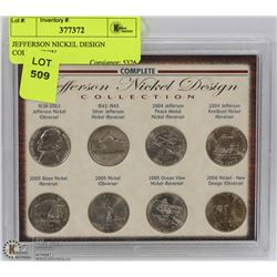 JEFFERSON NICKEL DESIGN COLLECTION
