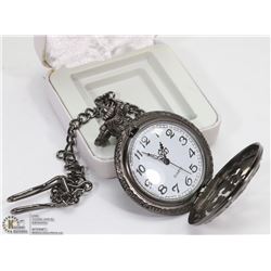 BRONZE RELIEF DAD -FATHER DAY - POCKET WATCH