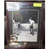 Image 1 : GLENN HALL GUARANTEED AUTHENTIC AUTOGRAPH FRAMED