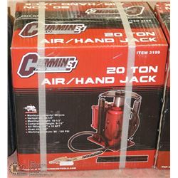 NEW 20 TON AIR HYDRAULIC BOTTLE JACK