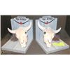 Image 1 : PAIR OF FRIENDS OF PRO RODEO BOOKENDS