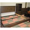 Image 1 : KING SIZE DARK WOOD BEDROOM SET WITH EIGHT DRAWER