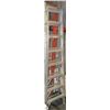 Image 1 : 8' ALUMINUM EXTENSION LADDER - EXTENDS TO 15'