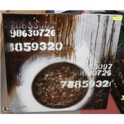 PROTECTIVELY SEALED WALL HANGING ART PIECE