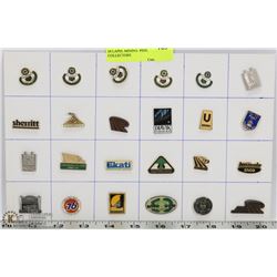 24 LAPEL MINING  PINS. COLLECTORS