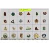 Image 1 : 24 LAPEL ELEVATOR  PINS. COLLECTORS