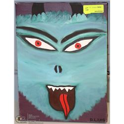 SMALL OIL ON CANVAS BY D.LANG