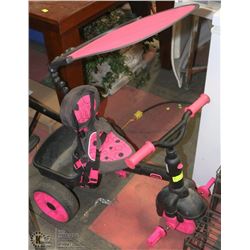 LITTLE TIKE PINK TRIKE WITH SUN SHADE