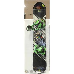 MISSION LAMAR 157 SNOWBOARD WITH FLOW NX2 AT