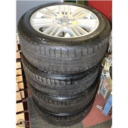 VOLVO ALUMINUM MAG WHEELS WITH TIRES