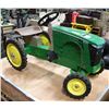 Image 2 : JOHN DEERE METAL  RIDE ALONG SIT ON TRACTOR.