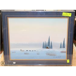 ORIGINAL DOUBLE MATTED ORIGINAL WATER COLOR