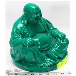 PASTEL GREEN BUDDHA FIGURE