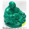 Image 1 : PASTEL GREEN BUDDHA FIGURE