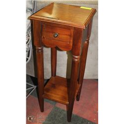 TALL ONE DRAW TABLE 31" TALL,