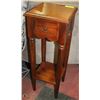 Image 1 : TALL ONE DRAW TABLE 31" TALL,