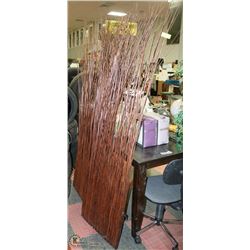 SET OF 2 STAINED REED PRIVACY DECK DECORATIONS