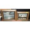 Image 1 : PAIR OF MOUNTAIN SCENE OIL ON CANVAS BY B.N.OWENS,
