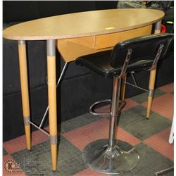BAR HEIGHT TABLE WITH STOOL