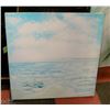 Image 1 : OCEAN AND BOATS  CANVAS PICTURE 35"X35"