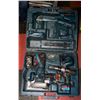 Image 1 : BOSCH TOOL KIT WITH 3 BATTERIES, CHARGER IN CASE