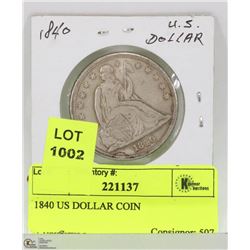 1840 US DOLLAR COIN