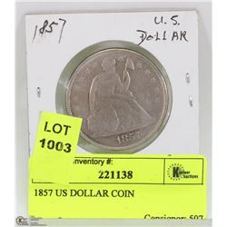 1857 US DOLLAR COIN