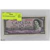1954 CANADIAN $10.00 BILL