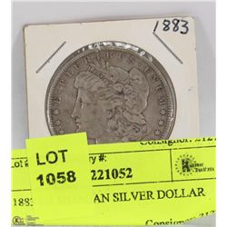 1883 US MORGAN SILVER DOLLAR