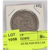 Image 1 : 1883 US MORGAN SILVER DOLLAR