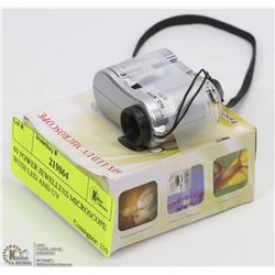 60 POWER JEWELLERS MICROSCOPE WITH LED AND UV