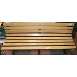 5' LONG METAL FRAME WITH PVC BOARDS BENCH