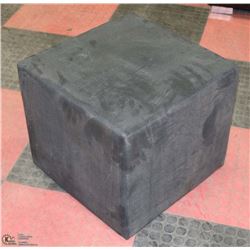 GREY FABRIC OTTOMAN