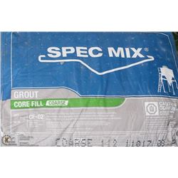 5 BAGS OF SPEC MIX COARSE GROUT