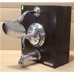 KOHLER FORTE 3 PIECE BATH/SHOWER SET