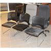 Image 1 : 3 OFFICE CHAIRS AND 3 METAL AND PLASTIC CHAIRS