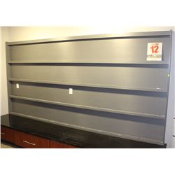 4 TIER WOOD DISPLAY SHELF 140" X 68"