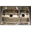 Image 1 : KINDRED DOUBLE BOWL STAINLESS STEEL KITCHEN SINK