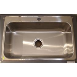 KINDRED SINGLE BOWL STAINLESS STEEL KITCHEN SINK