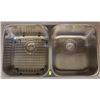 Image 1 : KINDRED DOUBLE BOWL UNDERMOUNT KITCHEN SINK
