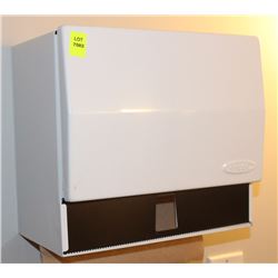 SOAP AND PAPER TOWEL DISPENSERS, TOILET PAPER