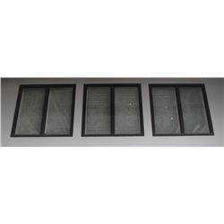 LOT OF 8 TEMPERED WINDOWS - 6 APPROX 20" X 48"