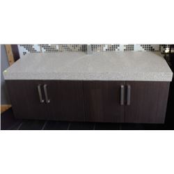 4 DOOR WALL MOUNT CABINET WITH GROMMET HOLE