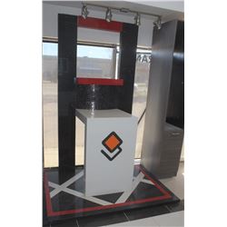 LARGE MULTICOLOR GRANITE OVERLAY SHOWROOM DISPLAY